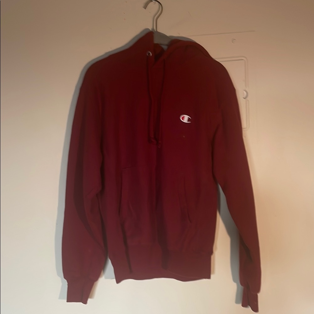 Champion Burgundy Hoodie